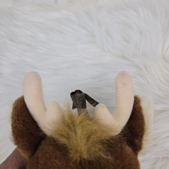 Vtg Applause Rudolph the Red Nose Reindeer in Stocking Musical Pull String Plush - Picture 8 of 9